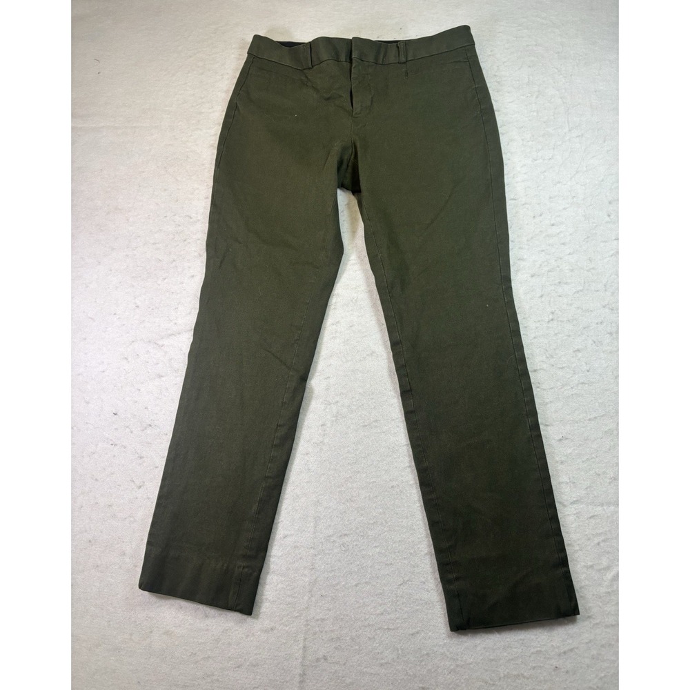 Banana Republic Pants Womens 4 Sloan Curvy Fit Slim Ankle Pant Dark Green